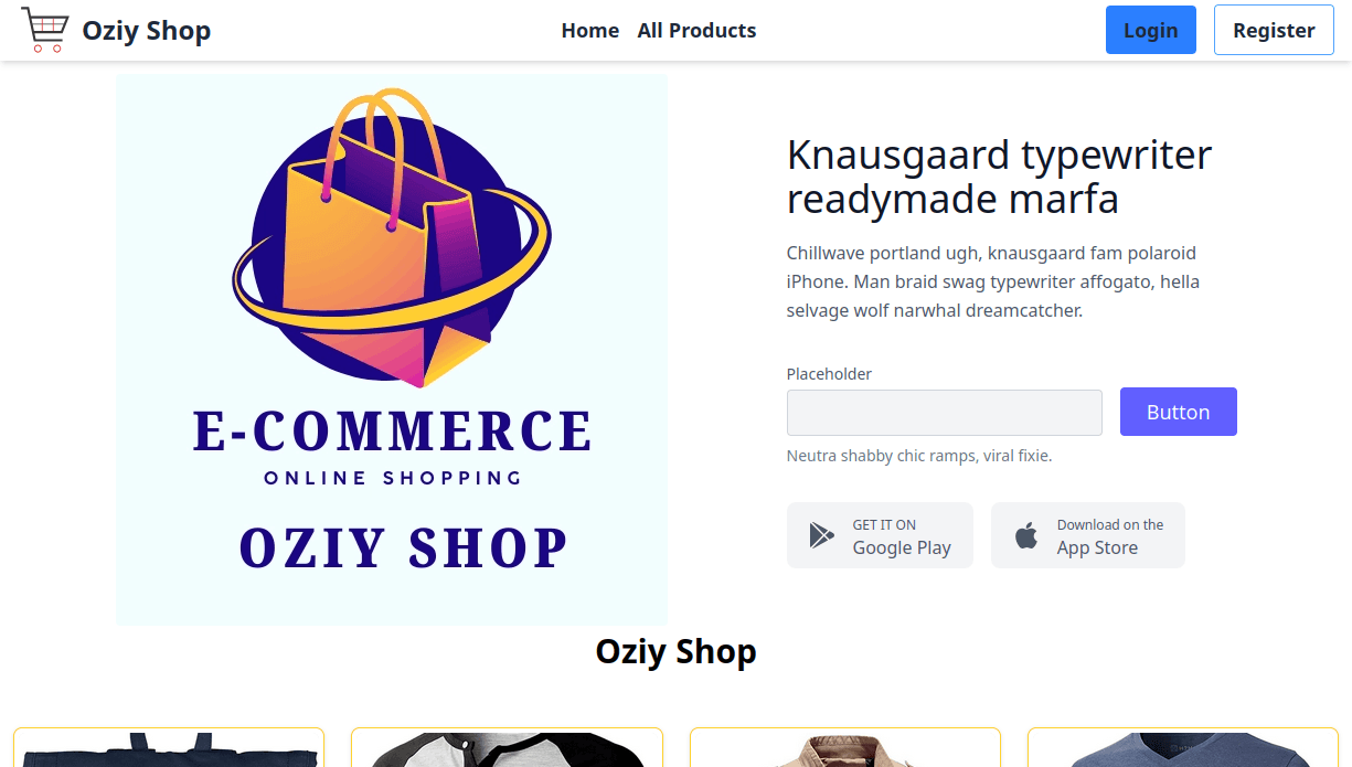 Oziy-shop App